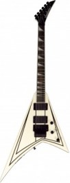 JACKSON X SERIES RHOADS RRXMG WHITE W BLACK PINSTRIPES